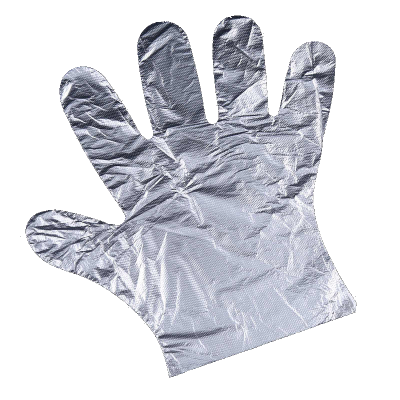 Полиэтиленовые перчатки - размер L